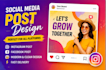 design simple posters , thumbnails and social media posts