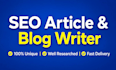 write professional SEO articles and technical blog posts