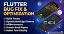 fix flutter UI bugs, dynamic themes, and scroll physics