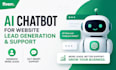 build ai chatbot for website lead generation and support