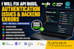 fix node angular js springboot errors
