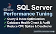 do sql server performance tuning and database health checkup