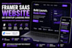 design modern framer saas website and startup landing page