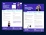 design professional, modern flyer, digital and print