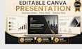 design editable canva presentation and business slides