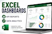 create excel dashboards KPI reports and business analytics