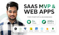build custom saas mvp, web app, ai chatbot for your business