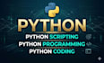 do python programming and python script