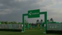 visual sport park facility,multiple tennis courts,  outdoor exhibition rendering