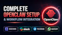 install and configure openclaw on local and cloud