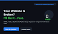 repair your broken website fast and fix errors