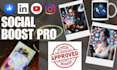 make professional social media post designs