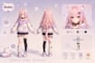 created stylized vrchat character avatar with rig