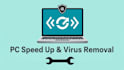 fix slow PC, remove malware and optimize your computer,