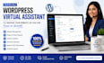 be your wordpress virtual assistant for website management