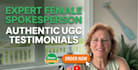 record medical video testimonial female spokesperson testimony review