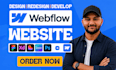 develop webflow website, figma to webflow design, webflow developer