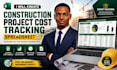 create a construction project cost tracking spreadsheet