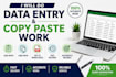 do fast typing,copy paste and simple data entry work