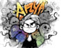 design a unique doodle character  style