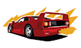 custom automotive poster illustration