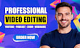 do talking head video editing