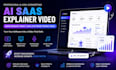 create ai saas explainer video, saas product demo, saas software promo vide