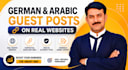 publish german and arabic niche guest posts