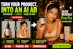 create cinematic ai videography, product ads and commercials