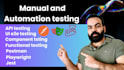 do QA testing, manual testing and automation testing