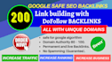 build high quality educational pr9 SEO backlinks for google ranking