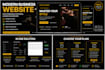 build a modern business website with booking system