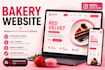 design a luxury bakery, cafe and restaurant website