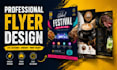 design professional flyer and poster