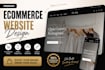 design a premium luxury ecommerce website frontend UI