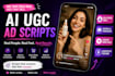 write ai ugc ad scripts for ecommerce brands