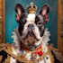 custom royal pet portrait cat portrait, dog portrait