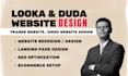 design looka website redesign webflow framer, jimdo website, duda, wix website
