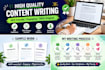 do professional health and wellness content writing