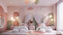 do 3d cgi kids bedroom design, kid playroom, indoor playground layout
