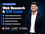 do professional excel data entry, web research, and copy paste work