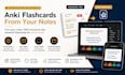 create anki flashcards from your notes lectures pdfs or slides
