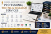 write conference papers, journal articles, and academic research