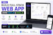 build full stack web app saas website using react nextjs and nodejs
