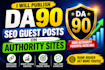 publish da90 SEO guest posts on authority sites