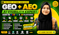 do SEO GEO optimization to improve google ranking