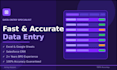 do fast and accurate data entry and CRM data management
