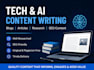 write engaging tech, ai and startup content