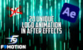 make a professional modern 2d logo animation