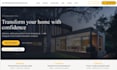 design wix renovation services website encaustic painter art studio website